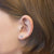 Princess Lillifee 2024372 Star Stud Earrings with a Small Stone