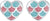 Princess Lillifee 2031157 Heart Stud Earrings Enamelled