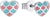 Princess Lillifee 2031157 Heart Stud Earrings Enamelled