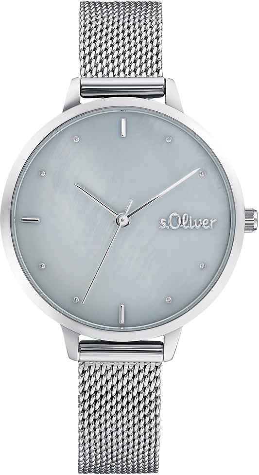 s.Oliver OLIVER-2033510 Damen Uhr • Quarzuhr • Mineralglas