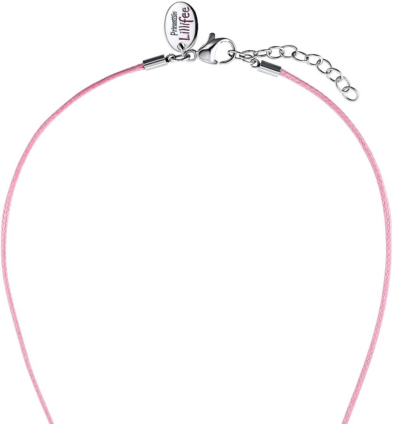 Prinzessin Lillifee 2033998 Textilkette mit Herzchen aus Edelstahl