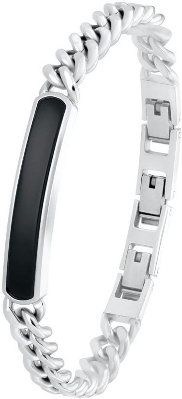 ID Bracelet with Agate Inlay - s.Oliver Jewelry Model: 2035538