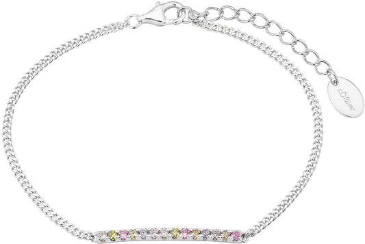 Bracelet with colorful stone setting - s.Oliver Jewelry Model: 2037839