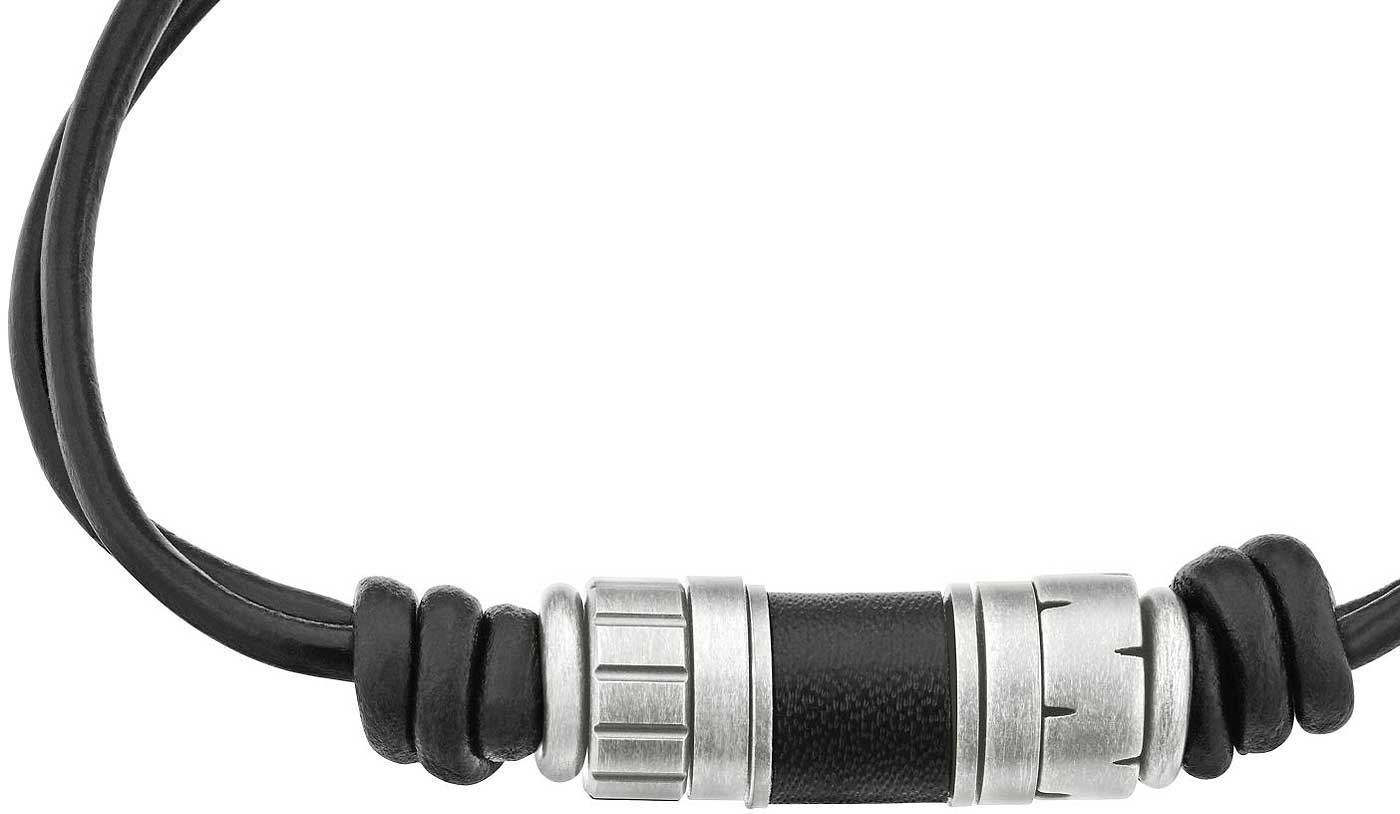 Leather bracelet with beads - s.Oliver Jewelry Model: 2038007
