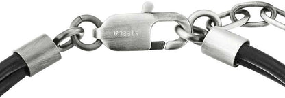 Leather bracelet with beads - s.Oliver Jewelry Model: 2038007