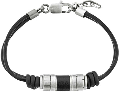 Leather bracelet with beads - s.Oliver Jewelry Model: 2038007