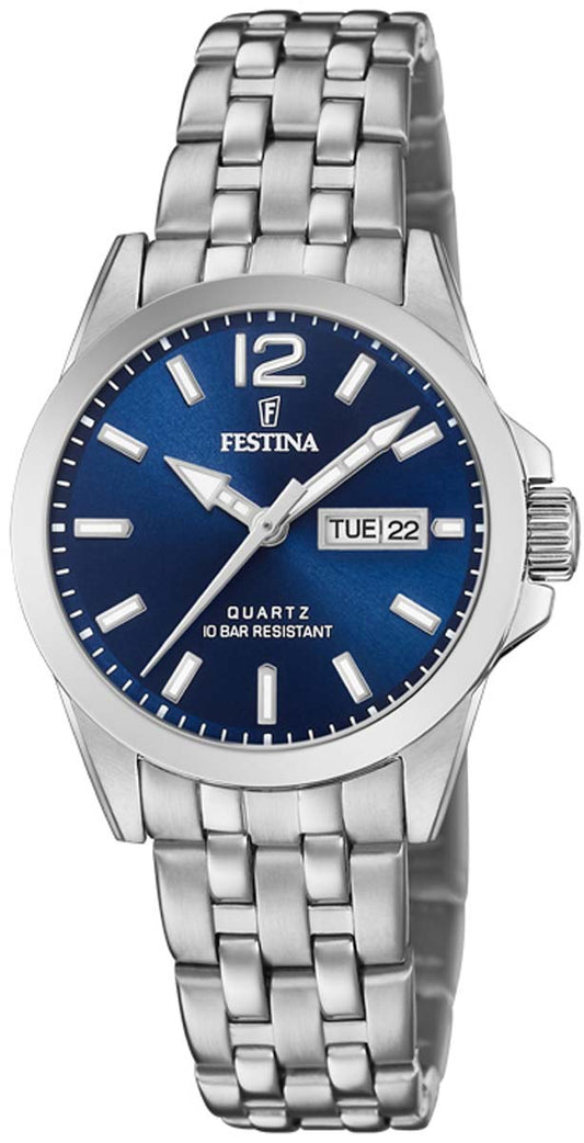 Festina Classics F20455/3 Damenuhr • 10 ATM Wasserdicht • Miyota Quarzwerk