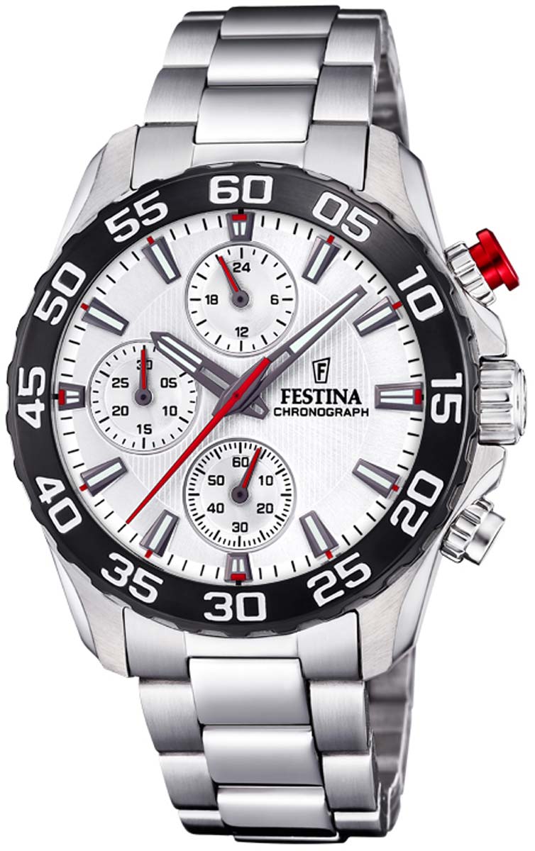 Festina Junior Collection F20457/1 Kinderuhr • Robustes Edelstahl • Weißes Zifferblatt