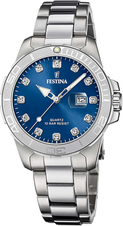 Festina Boyfriend F20503/6 Damenuhr • Elegantes Design • 10 ATM Wasserdicht