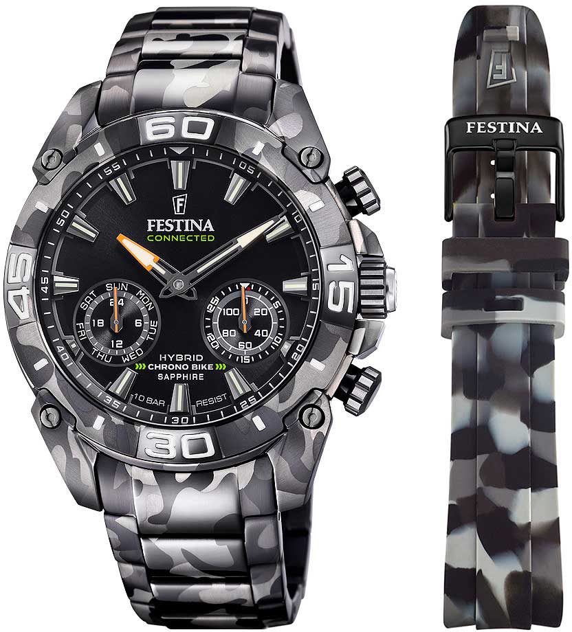 Festina Connected F20545/1 Herrenuhr • Hybrid-Antrieb • Saphirglas