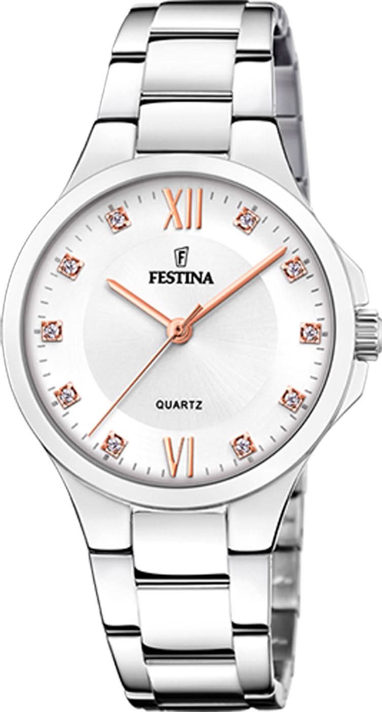 Festina Mademoiselle F20582/1 Damenuhr • Elegantes Design • Edelstahl