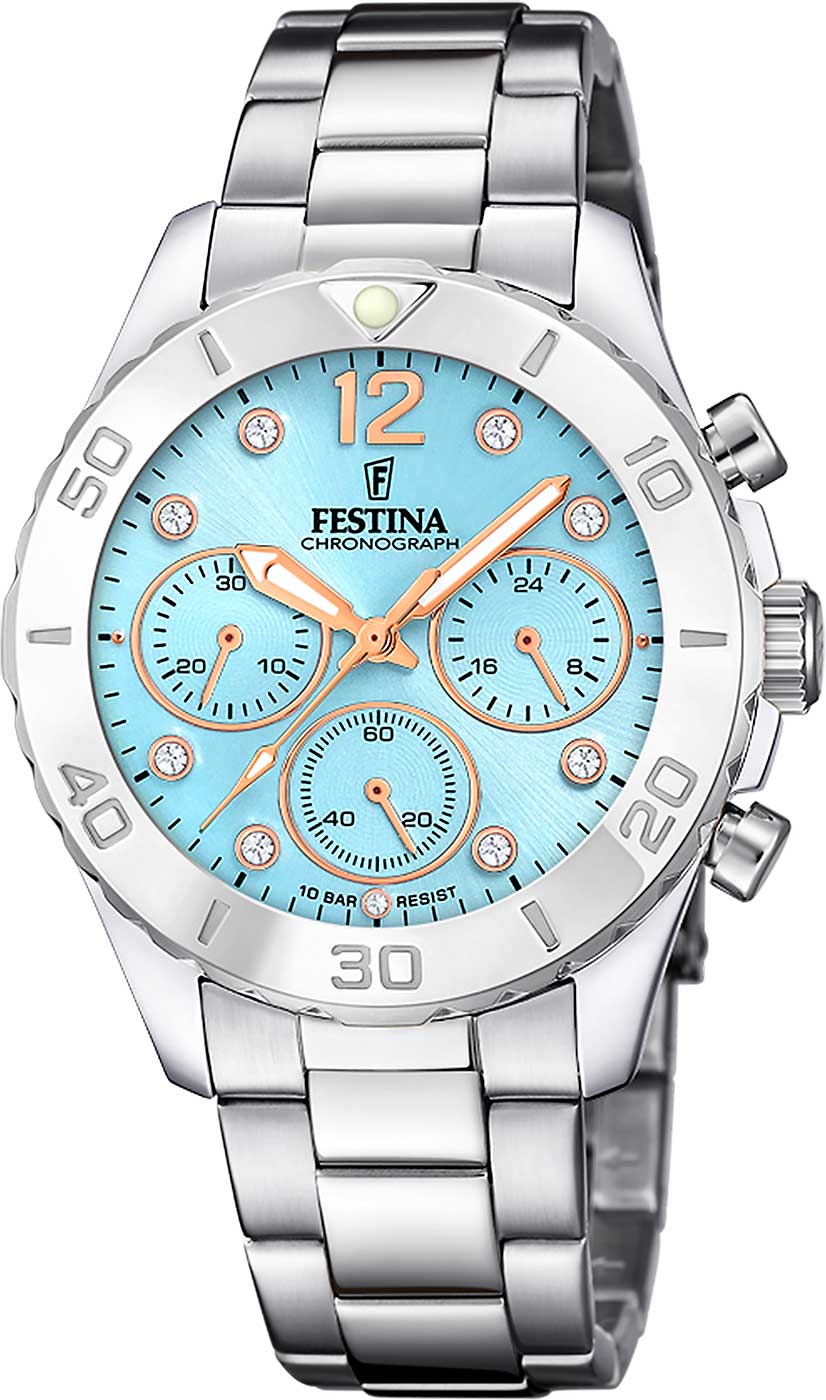 Festina Boyfriend F20603/4 Damenuhr • Elegantes Design • Robustes Edelstahl