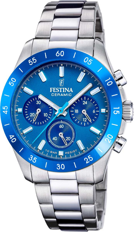 Festina Ceramic F20693/4 Damenuhr • Keramik-Lünette • 10 Bar