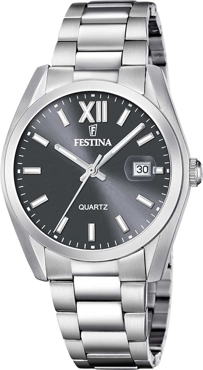 Festina Classics F20707/3 Men's Watch • Stainless Steel • 5 Bar
