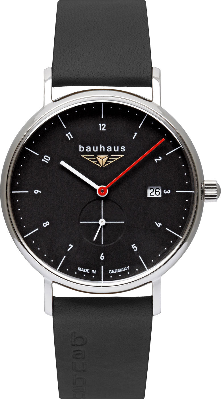 Bauhaus 2140-4 Herren Uhr • Made in Germany • K1 Sicherheitsglas