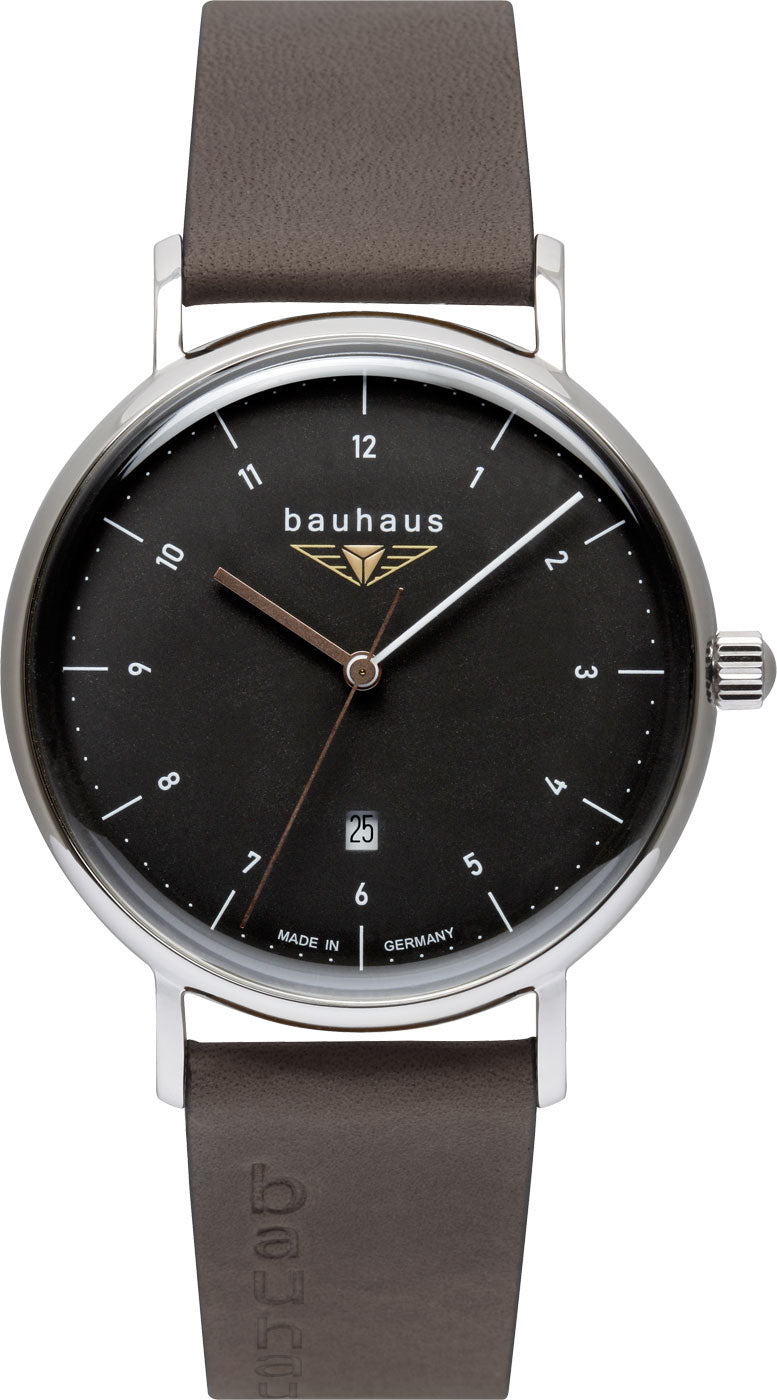 Bauhaus 2142-2 Herren Uhr • Made in Germany • Schweizer Quarzwerk