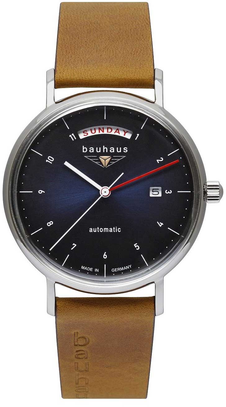 Herrenuhr Automatik Edelstahl - Bauhaus Modell: 2162-3