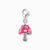 Thomas Sabo Charm Pendant Model: 2211-845-7 Pink Mushroom - 925 Sterling Silver and Cold Enamel