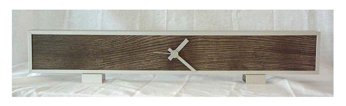 Tischuhr modern 60 x 12 cm - Ferdisign Modell: 2275