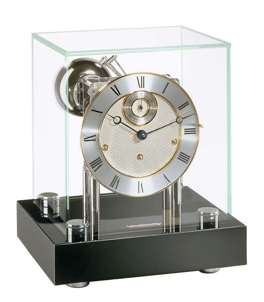 Hermle Tischuhr 30x25x21 cm Holz & Glas • Westminster Melodie • Modernes Design