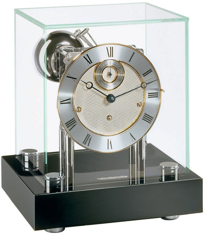 Hermle Tischuhr 30x25x21 cm Holz & Glas • Westminster Melodie • Modernes Design