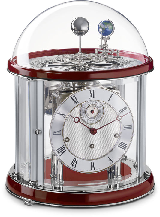 Hermle Tischuhr 35x29 cm Metall • Astrologische Uhr • Westminster Schlagwerk