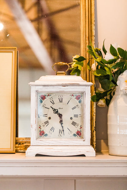 mechanische Tischuhr - Vintage Weiß - Hermle Modell: 22915-V60340