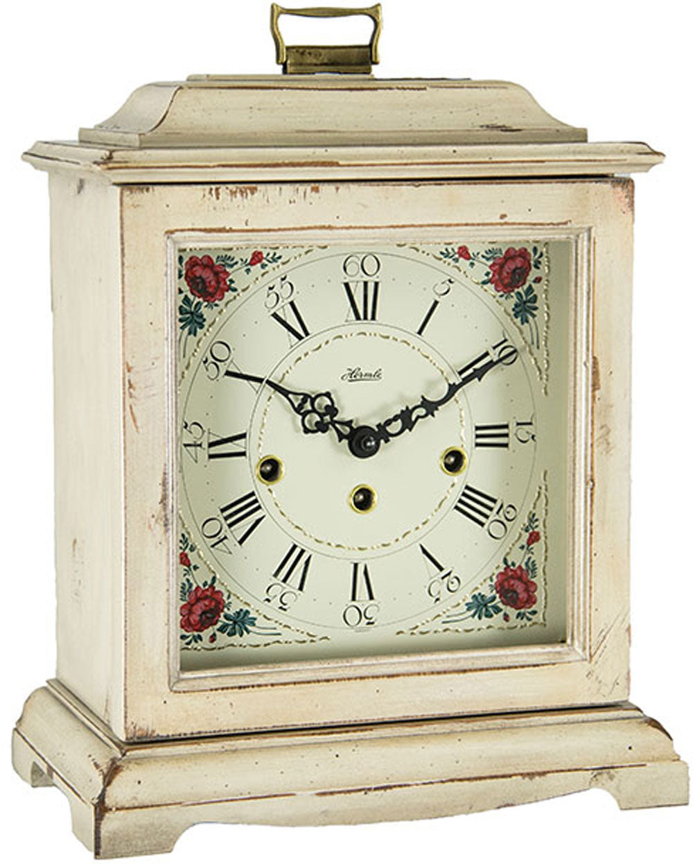 mechanische Tischuhr - Vintage Weiß - Hermle Modell: 22915-V60340