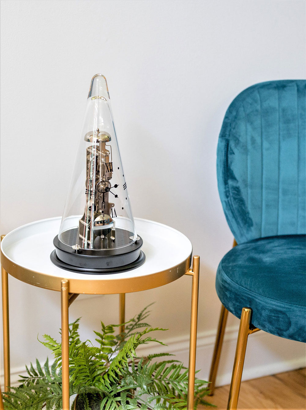 Hermle Tischuhr 35x18x18 cm Holz • Mechanisches Skelettwerk • Made in Germany