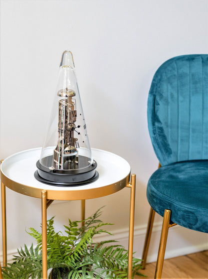 Hermle Tischuhr 35x18x18 cm Holz • Mechanisches Skelettwerk • Made in Germany