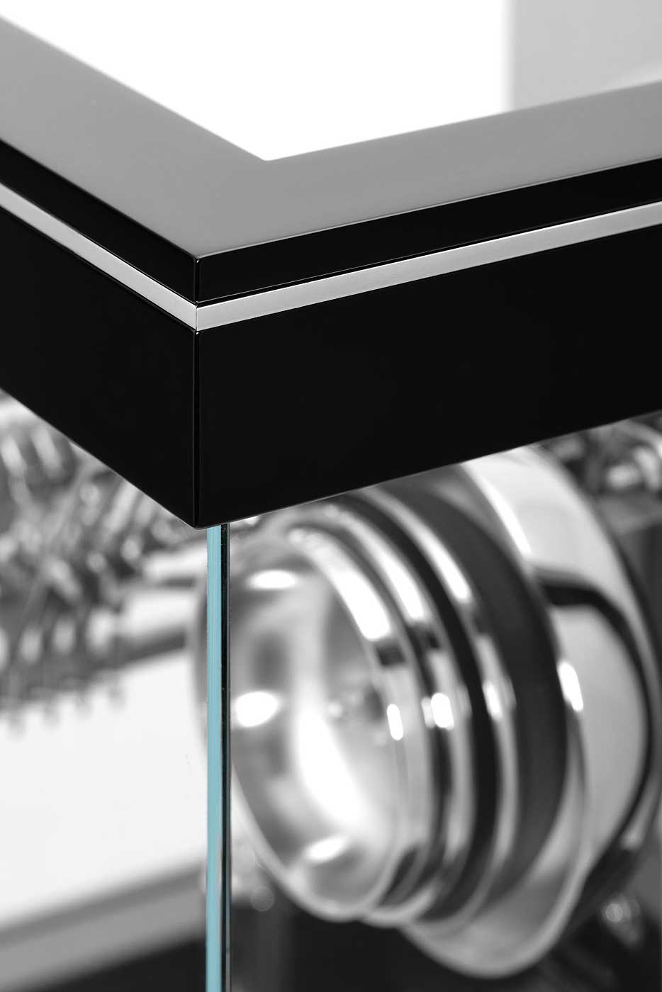 Tischuhr Schwarz 4/4 Westminster - Hermle Modell: 23058-740352