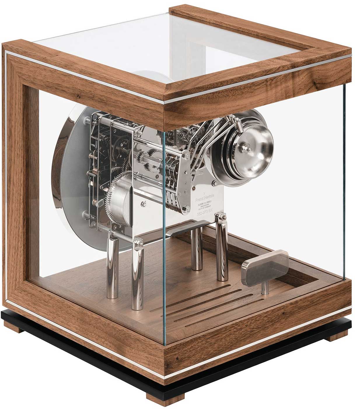 Tischuhr Nussbaum 4/4 Westminster - Hermle Modell: 23059-030352