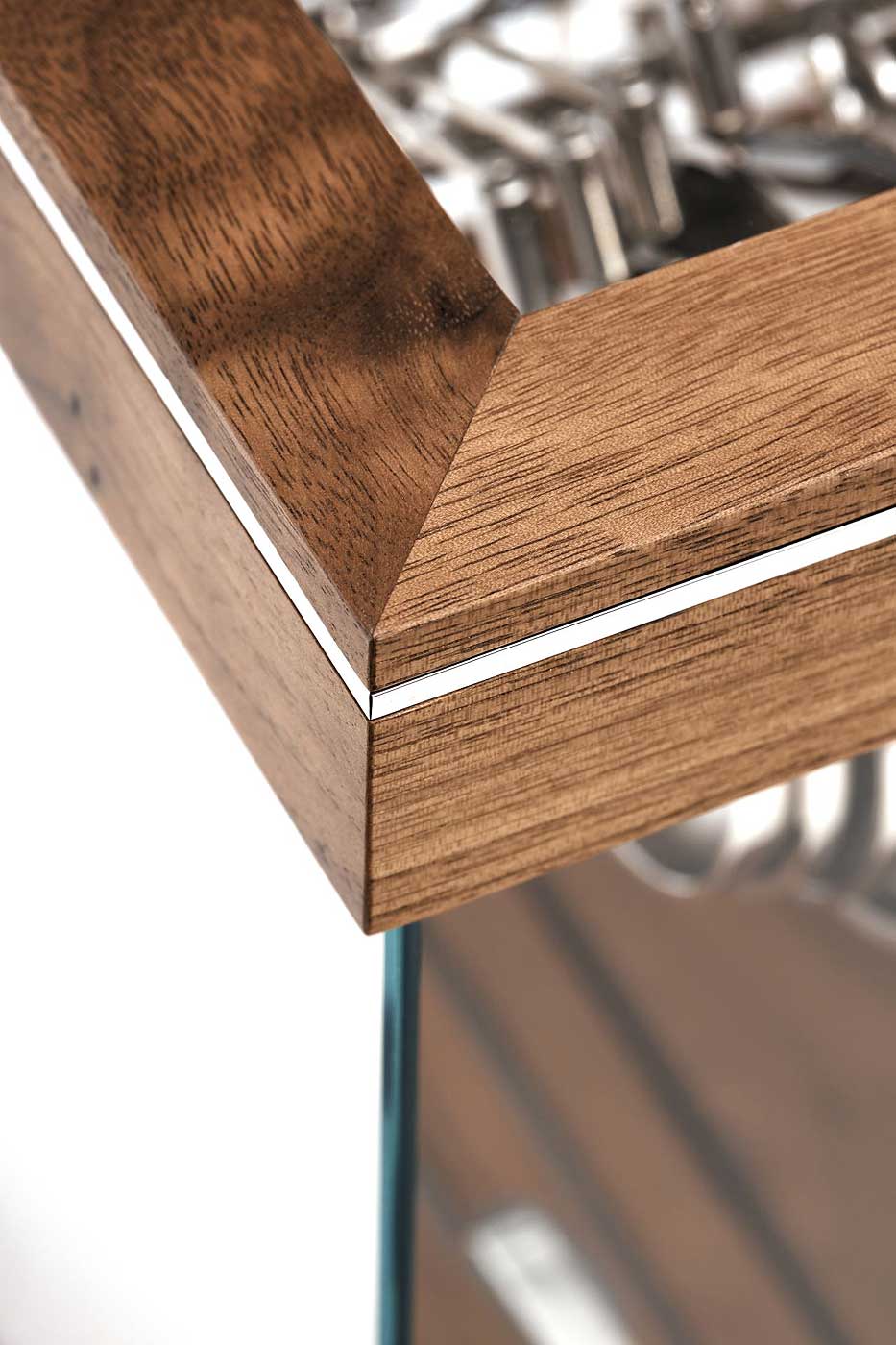 Tischuhr Nussbaum 4/4 Westminster - Hermle Modell: 23059-030352