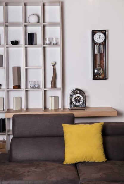 Pendeluhr Schwarz 1/2 Stundenschlag - Kieninger Modell: 2518-92-02