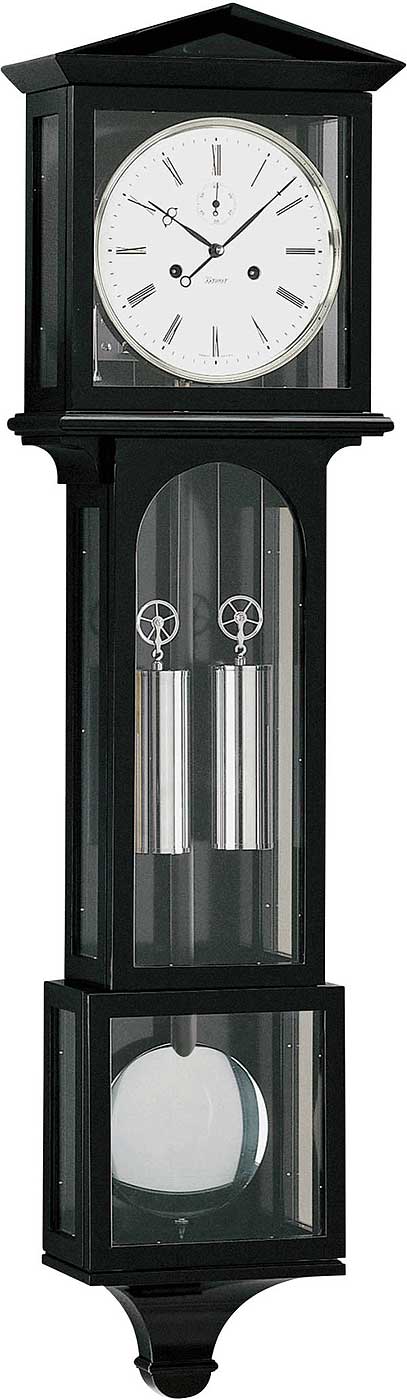 Pendeluhr Schwarz 1/2 Stundenschlag - Kieninger Modell: 2520-96-02