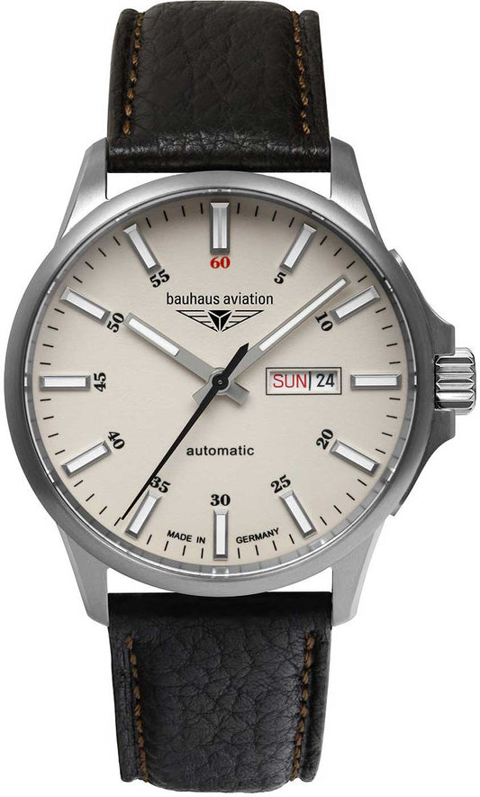 Bauhaus Classic 2162-1 Herren Uhr • Automatikwerk • Minimalistisches Design