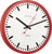 Hermle Wanduhr 30 cm Ø Edelstahl • Funkgesteuert • Zeitlos Elegant