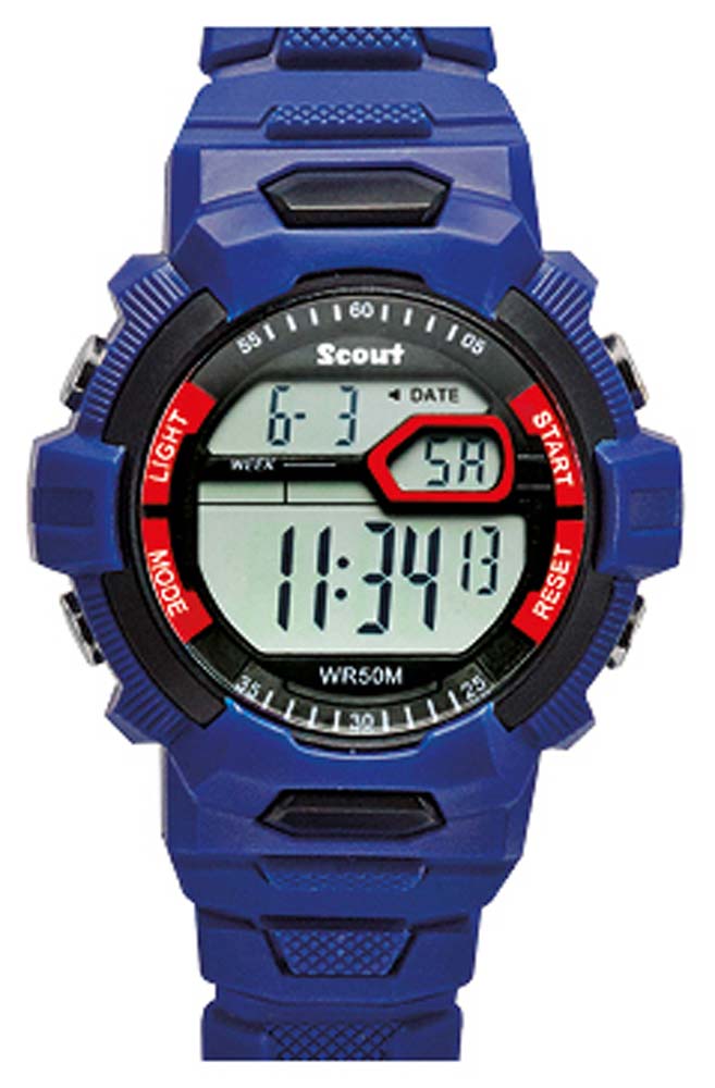 Scout The Digi 308001 Kinder Uhr • Digitale Anzeige • Zifferblattbeleuchtung