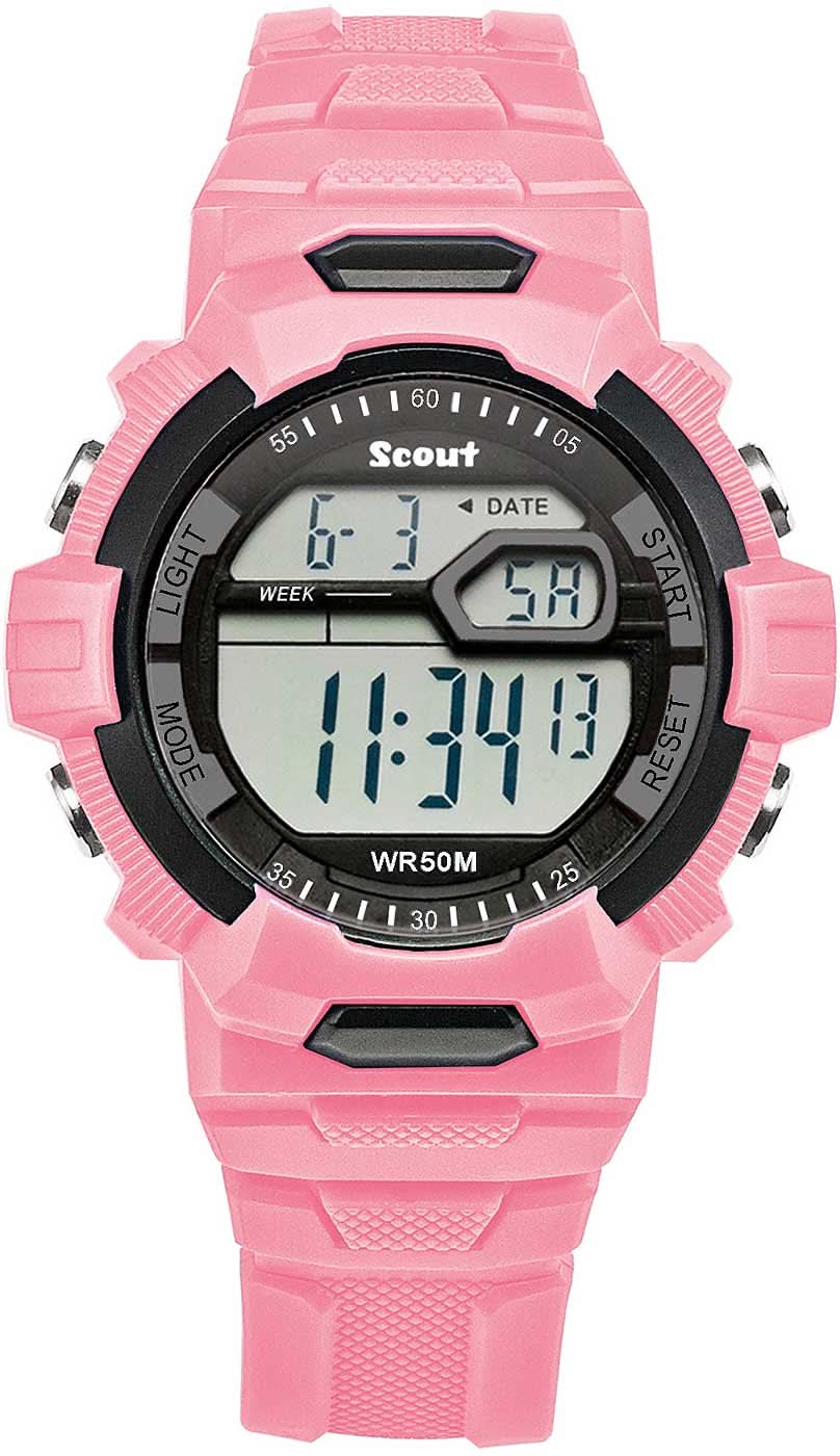 Scout THE Digi 280308006 Girls' Watch • Digital Display • Robust Resin Case