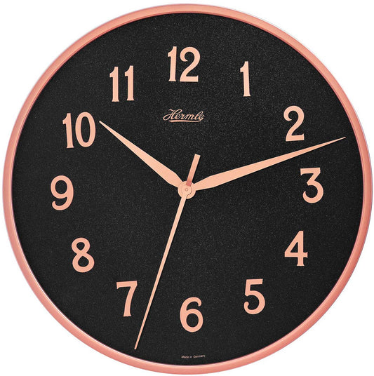 Hermle Wanduhr 40 cm Ø Metall • Modern • Leises Uhrwerk