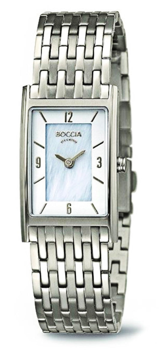 Boccia Damenuhr 3212-07 • Extrem leicht • Hautfreundlich