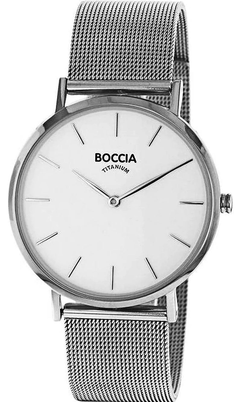 Boccia 3373-09 Uhr • Hautfreundliches Reintitan • Extrem leicht & robust