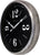 Nextime Wanduhr 39x39x8,3 cm Metall • Lautloses Quarzwerk • Zeitloses Design
