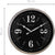 Nextime Wanduhr 39x39x8,3 cm Metall • Lautloses Quarzwerk • Zeitloses Design
