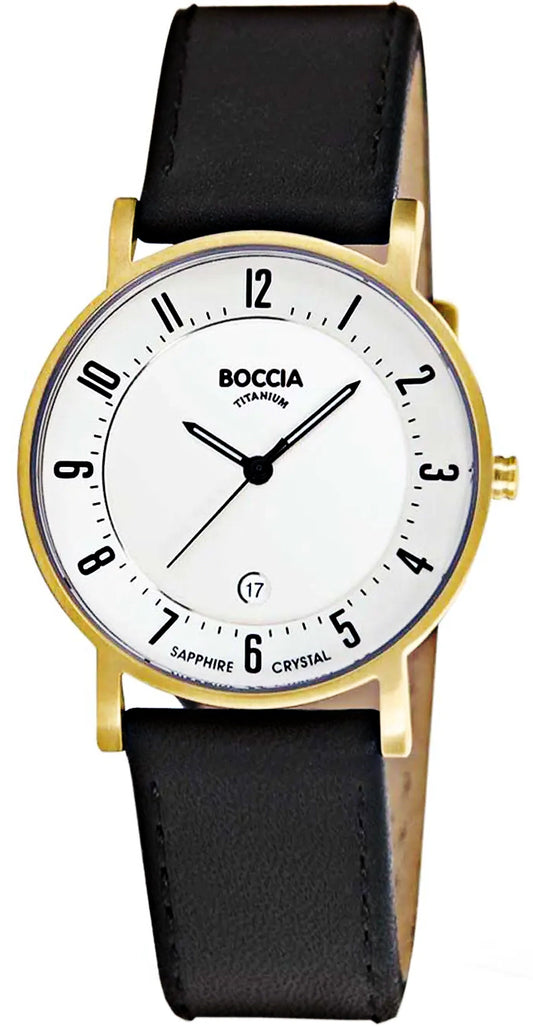 Boccia 3296-03 Damen Uhr • Extrem leicht • Hautfreundlich