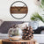 Waidzeit Wanduhr Holz • Modernes Design • Präzises Quarzuhrwerk