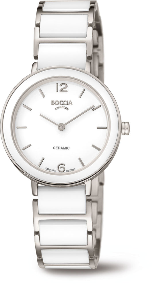 Boccia 3311-01 Damen Uhr • Reines Titan • Saphirglas