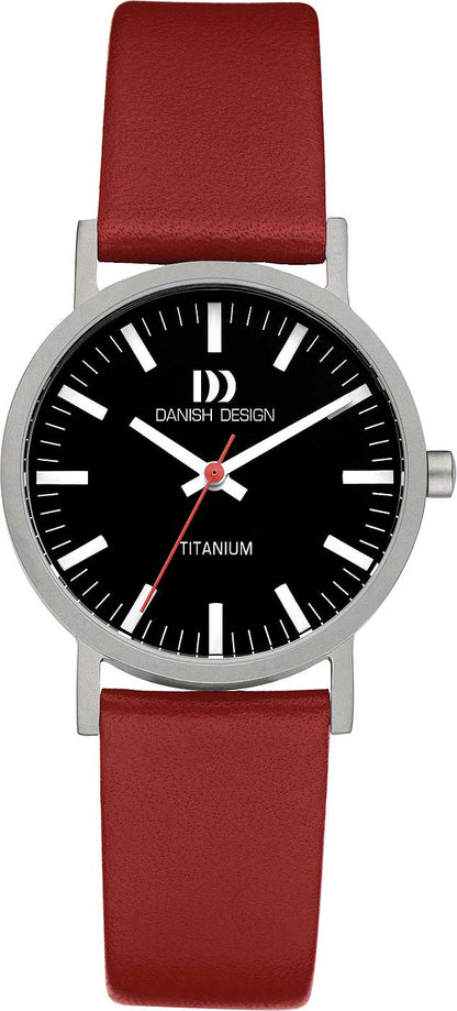 Danish Design Gløbe 3326630 Damen Uhr • Titan • Ultraflach