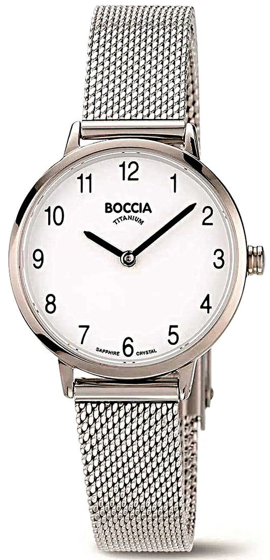 Boccia Titanium 3345-02 Damen Uhr • Extrem leicht & hautfreundlich • Saphirglas