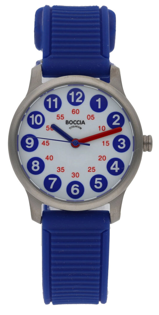 Boccia 3373-05 Kinder Uhr • Leichtes Titan • Hautfreundlich